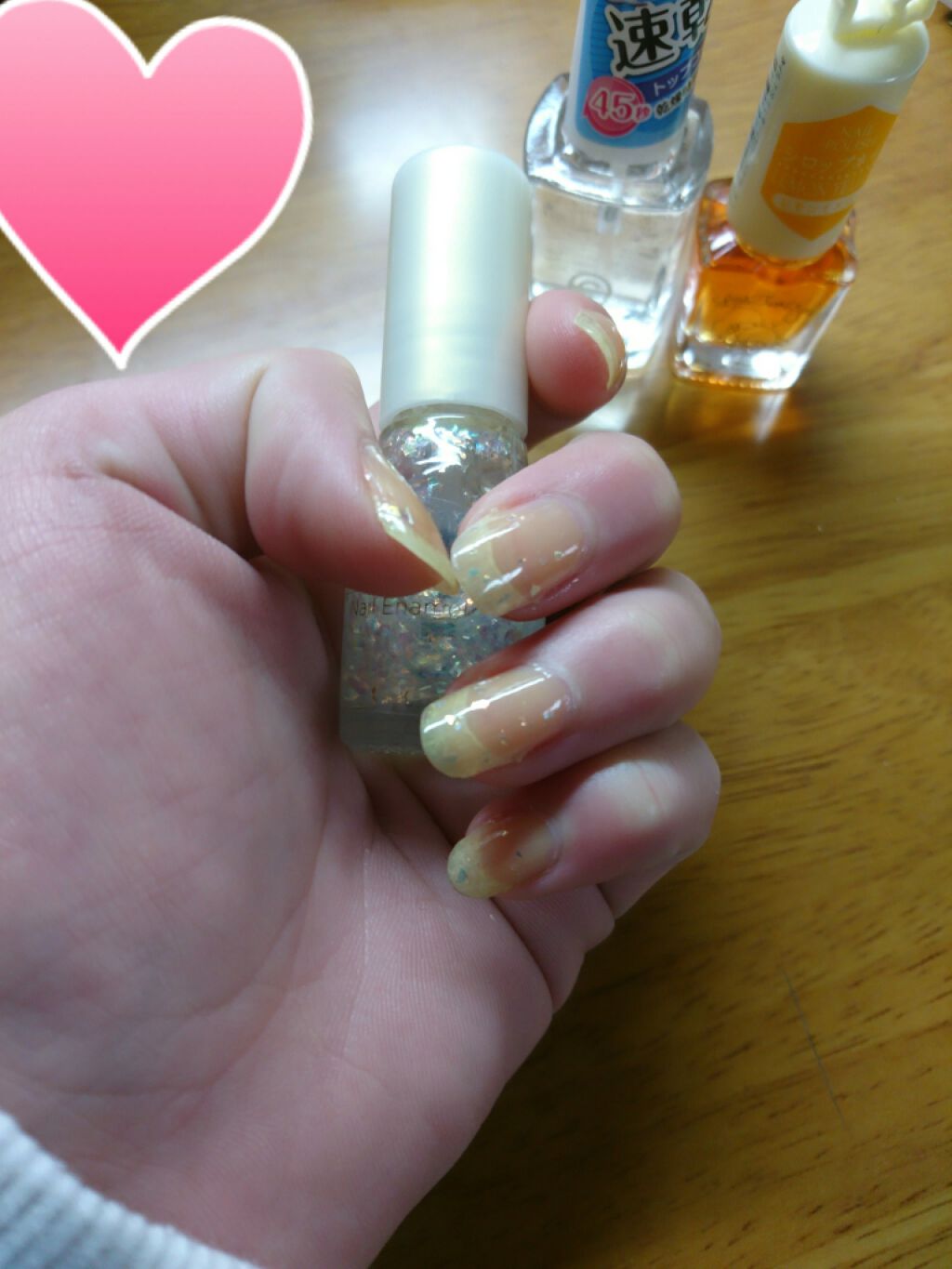 AC クイックドライ トップコート/AC MAKEUP/ネイルトップコートを使ったクチコミ（1枚目）