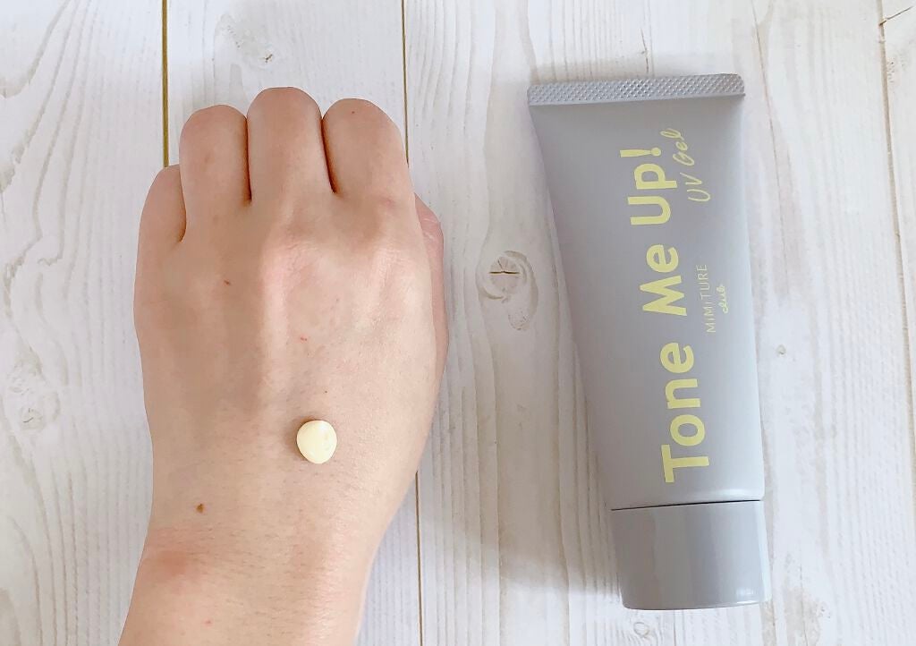 ミミチュール トーンミーアップ UVジェル/クラブ/日焼け止めジェルを使ったクチコミ(4枚目)