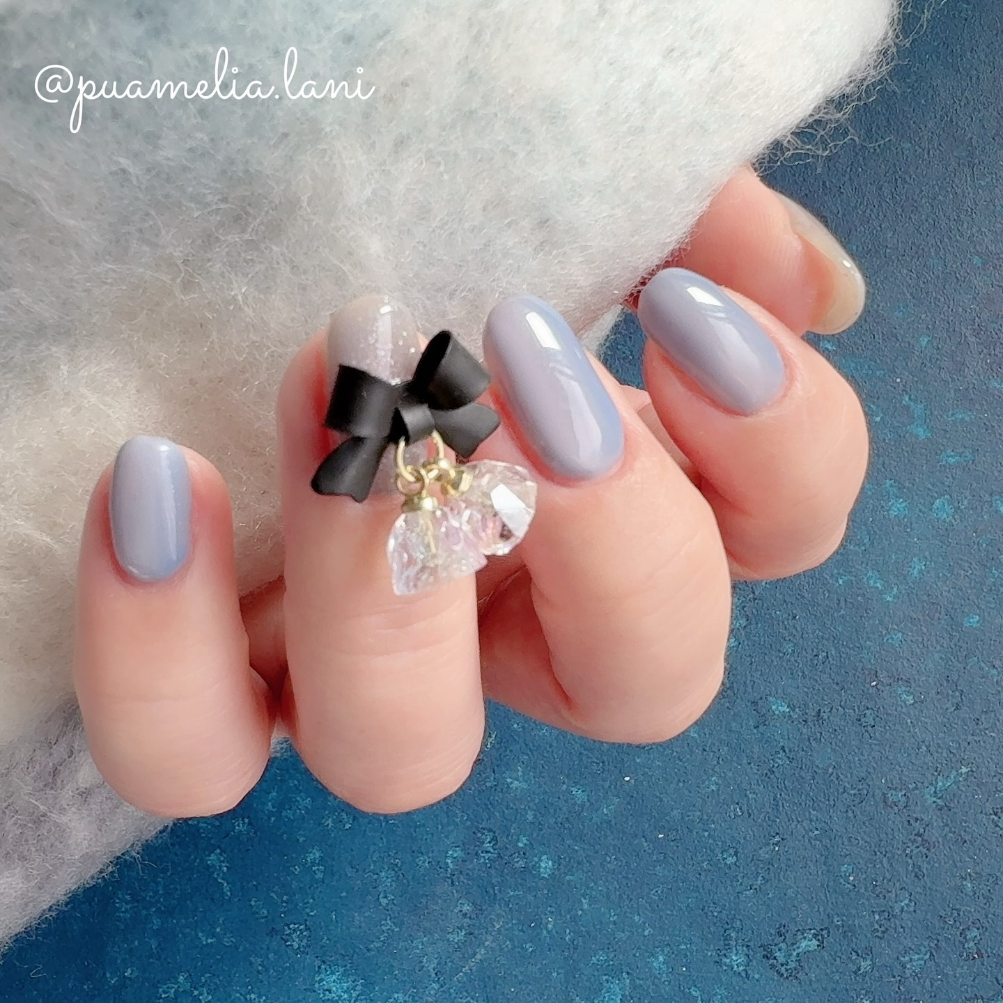 チャームスティックジェル #38 グレイッシュパープル/OMD/オールインワンネイルを使ったクチコミ（1枚目）