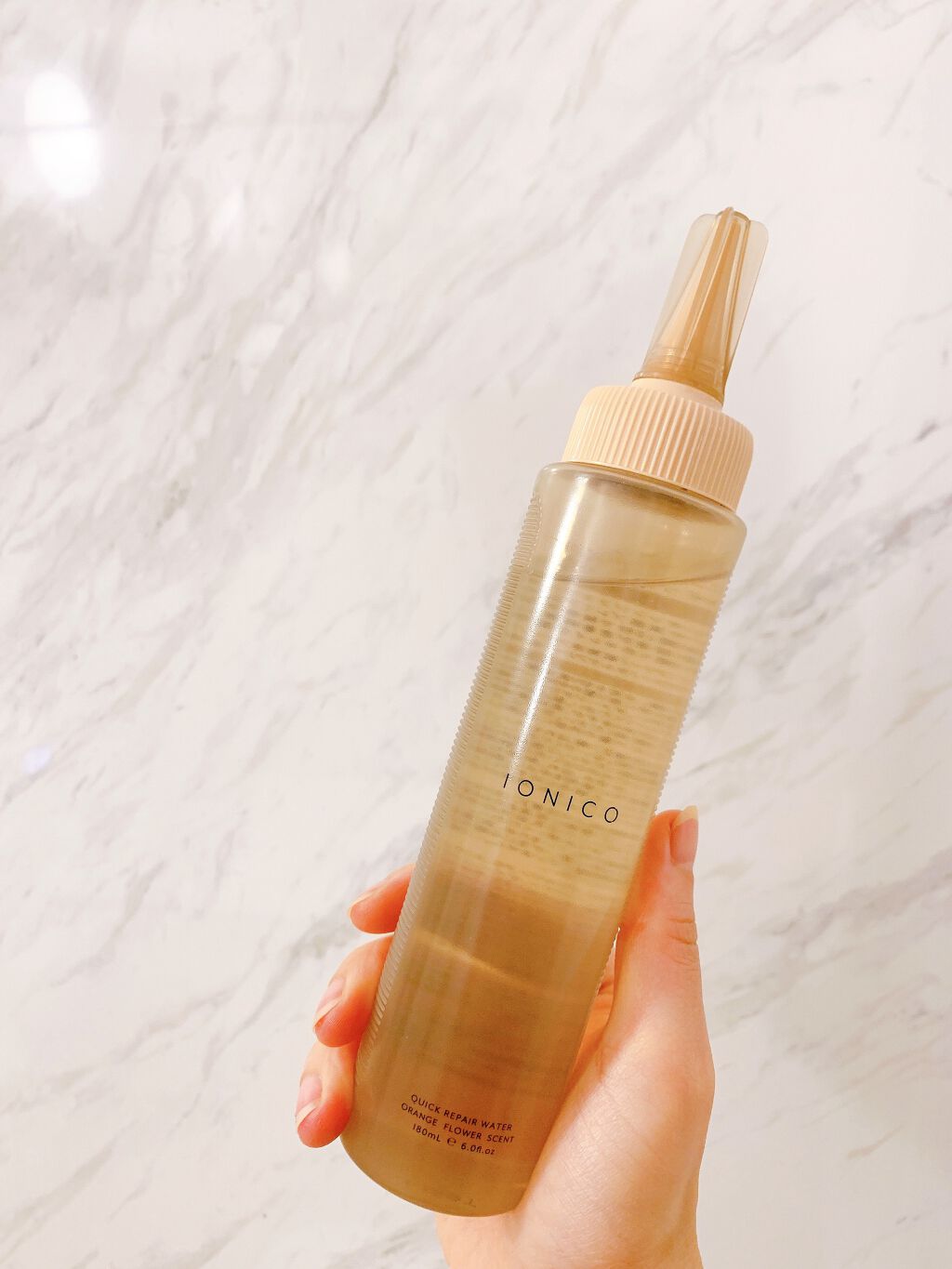 プレミアムイオン クイックリペアウォーター (毛髪美容補修水)/IONICO/洗い流すヘアトリートメントを使ったクチコミ(6枚目)