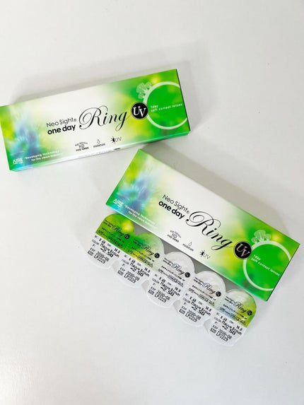 ネオサイトワンデー リングUV/Aire/ワンデー(1DAY)カラコンを使ったクチコミ(3枚目)