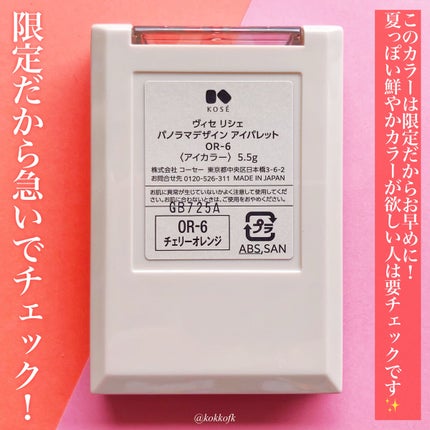 パノラマデザイン アイパレット/Visée/アイシャドウパレットを使ったクチコミ(7枚目)