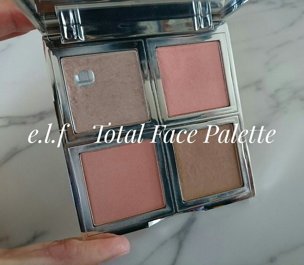 トータルフェイスパレット/e.l.f. Cosmetics/パウダーチークを使ったクチコミ（1枚目）
