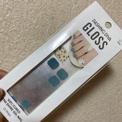 ダッシングディバ グロスジェルネイルシール ペディ/DASHINGDIVA MAGICPRESS/ネイルシールを使ったクチコミ(2枚目)