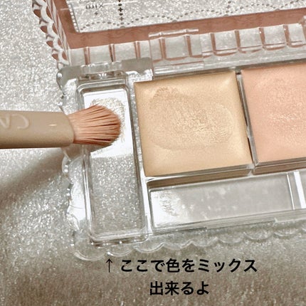 カラーミキシングコンシーラー/キャンメイク/パレットコンシーラーを使ったクチコミ(5枚目)
