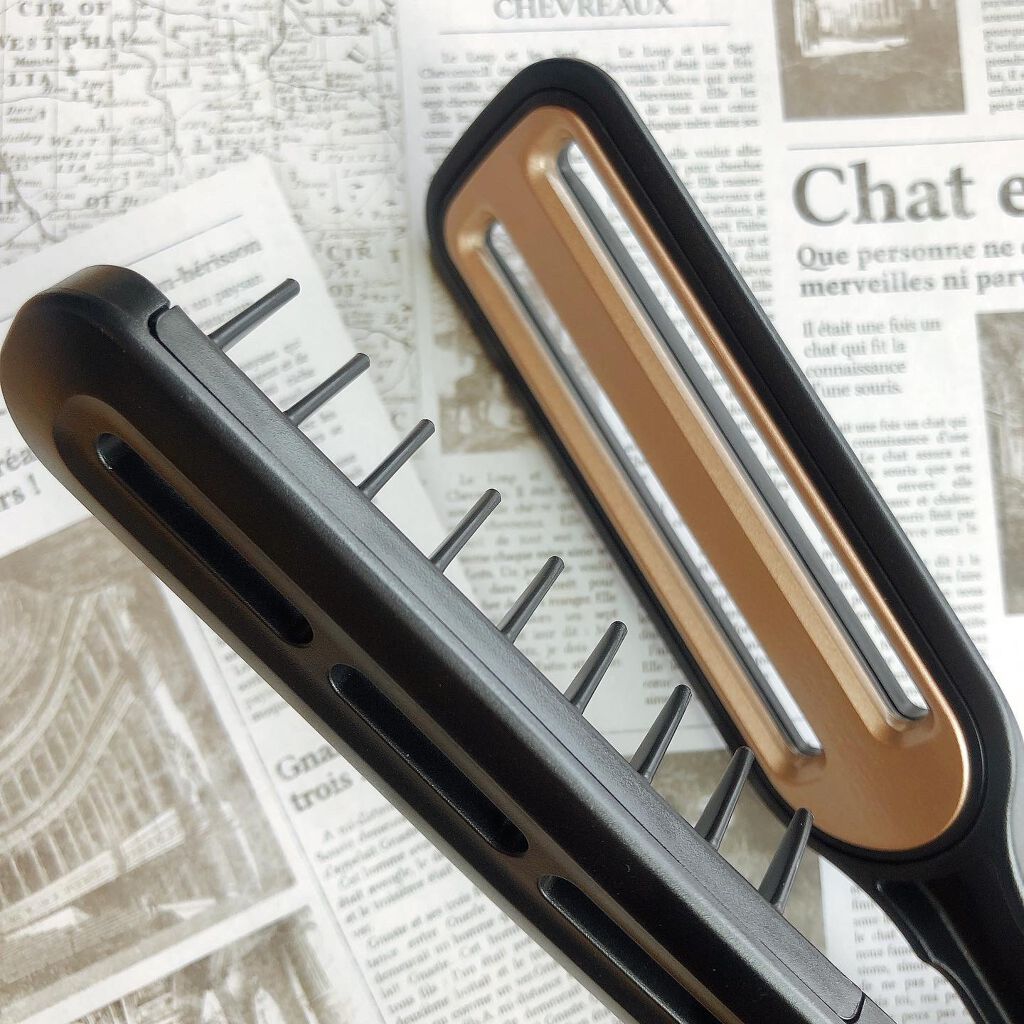 ストレートブローブラシ/貝印/ヘアブラシを使ったクチコミ(4枚目)