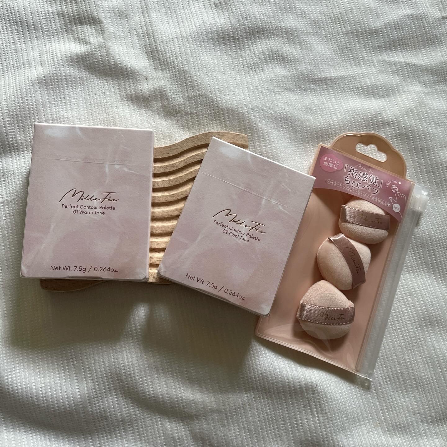 チート顔コントゥアパレット/MilleFée/パウダーハイライトを使ったクチコミ（2枚目）