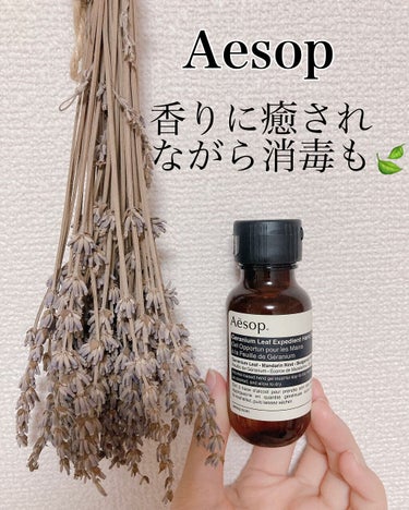 リンスフリー ハンドウォッシュ/Aesop/ハンドクリームを使ったクチコミ（1枚目）