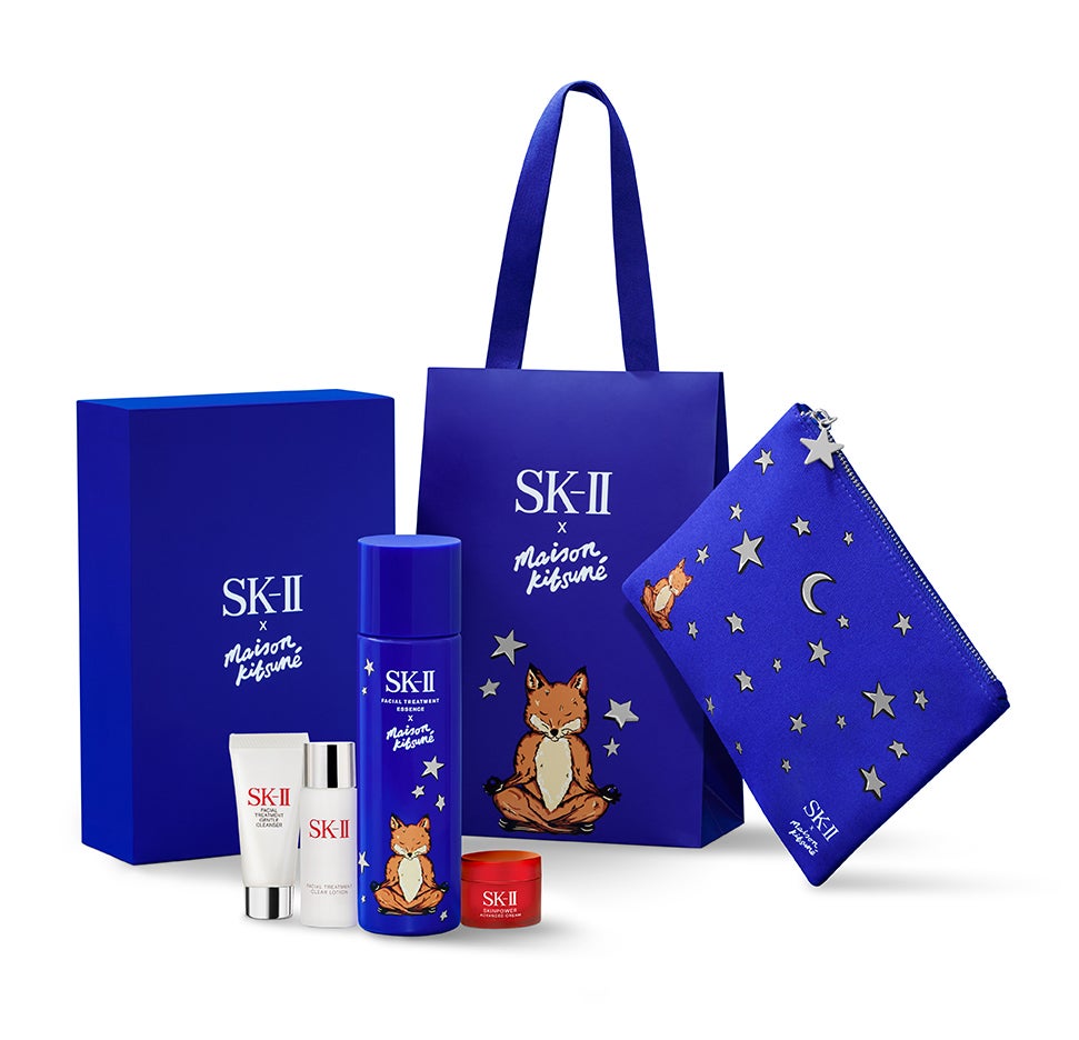 SK-Ⅱメゾンキツネ フェイシャルトリートメントエッセンスギフト230ml 試してみた】SK-II フェイシャル トリートメント エッセンス