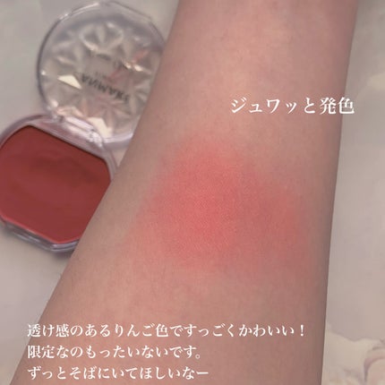 クリームチーク(マットタイプ)/キャンメイク/ジェル・クリームチークを使ったクチコミ(3枚目)