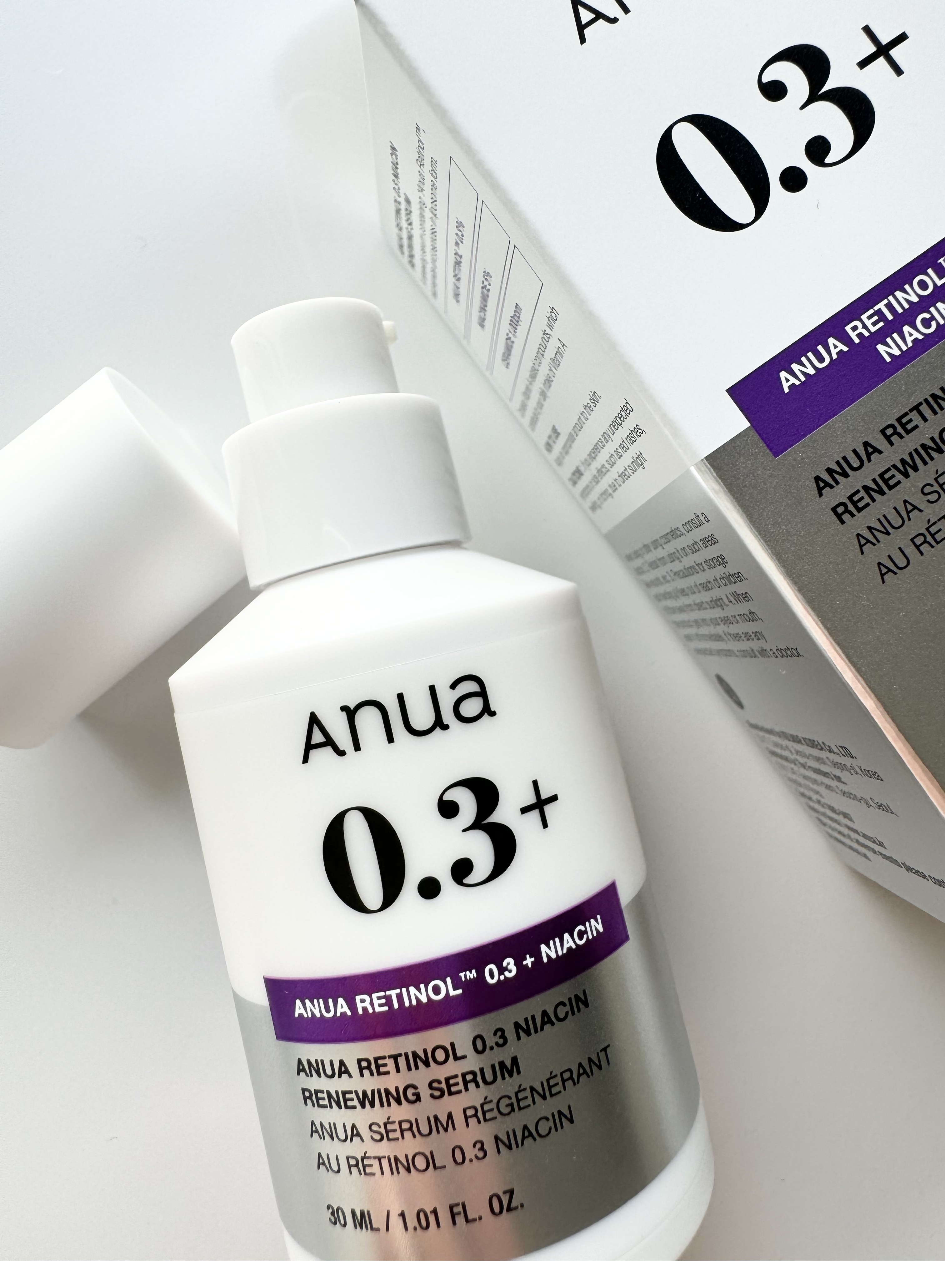 レチノール0.3 ナイアシンリニューイングセラム｜Anuaの口コミ