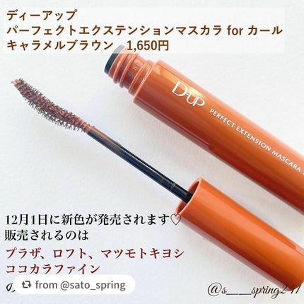 パーフェクトエクステンション マスカラ for カール/D-UP/マスカラを使ったクチコミ(2枚目)