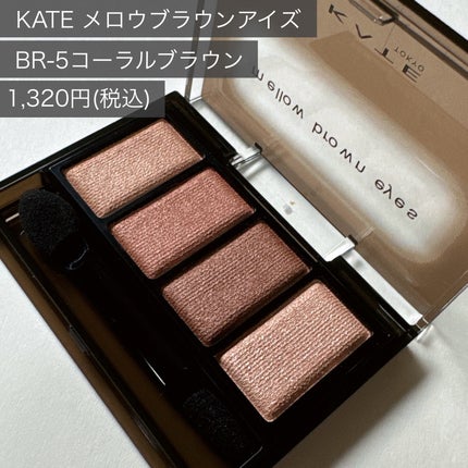 ケイト メロウブラウンアイズ/KATE/アイシャドウパレットを使ったクチコミ(2枚目)