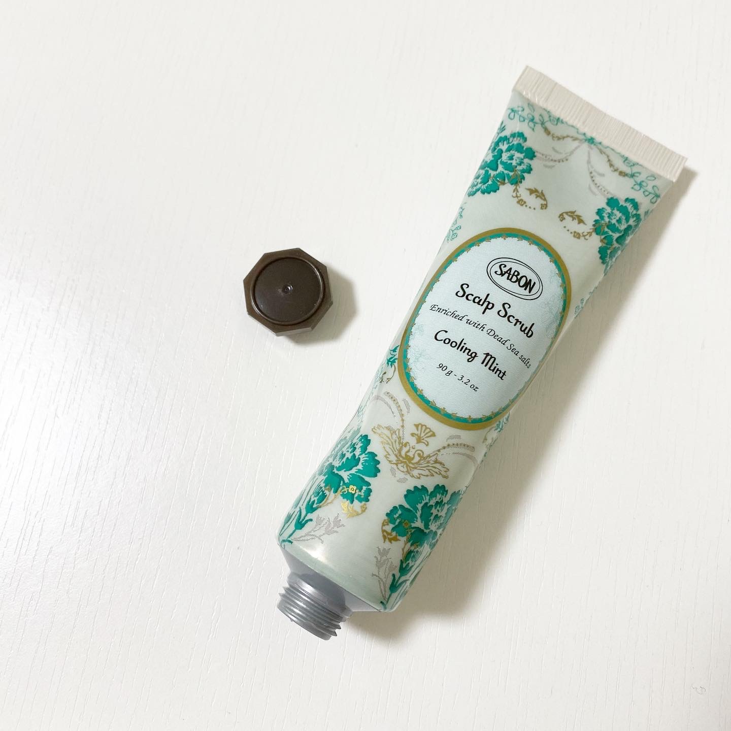 ヘッドスクラブ リフレッシング(ミント)/SABON/ヘッドスクラブを使ったクチコミ（2枚目）