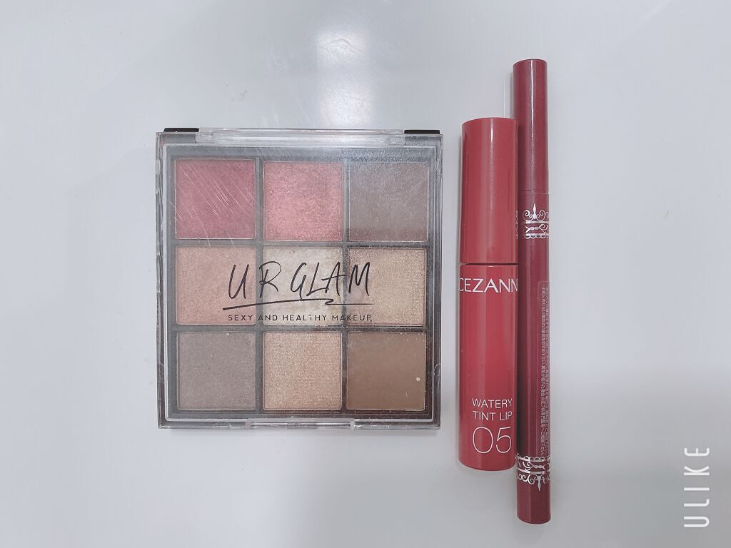 UR GLAM　BLOOMING EYE COLOR PALETTE/U R GLAM/アイシャドウパレットを使ったクチコミ（1枚目）