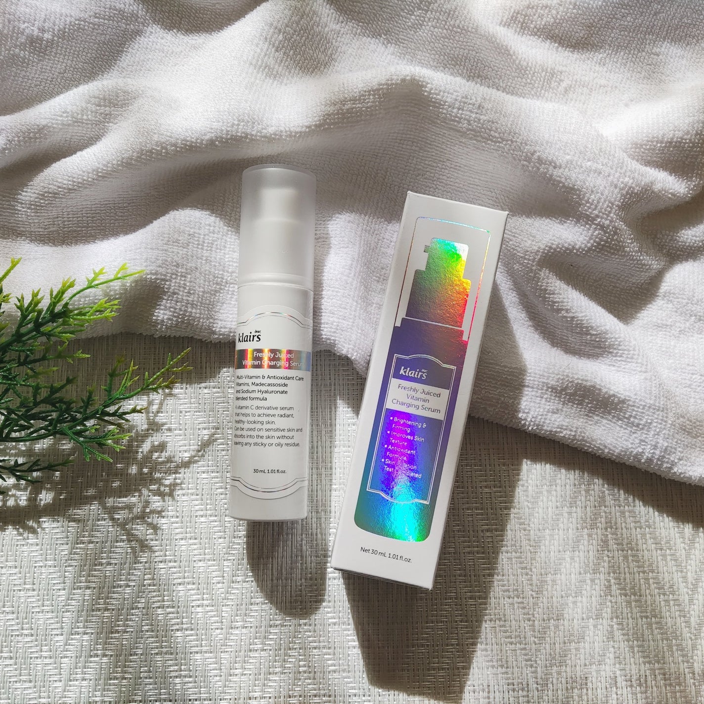 フレッシュリージュースドビタミンチャージングセラム(30ml)/Klairs/美容液を使ったクチコミ(1枚目)