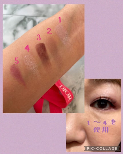 【旧】サンク クルール クチュール/Dior/アイシャドウパレットを使ったクチコミ(3枚目)