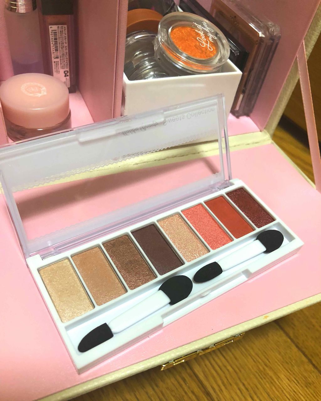 スイーツコレクション/マリブビューティー/アイシャドウパレットを使ったクチコミ（1枚目）