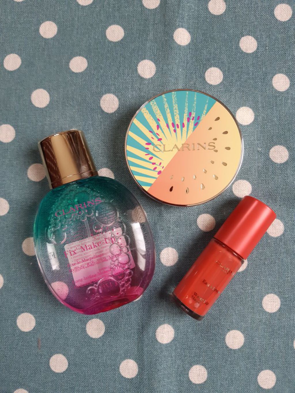 フィックス メイクアップ/CLARINS/ミスト状化粧水を使ったクチコミ(1枚目)