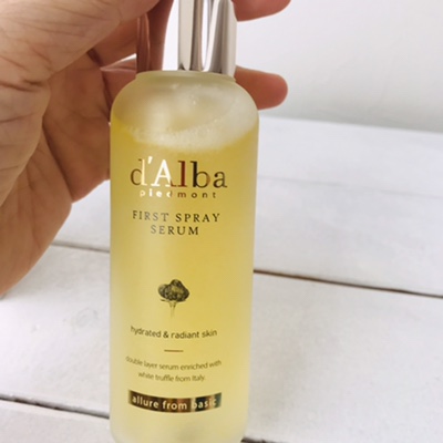 ダルバ ホワイトトリュフファーストスプレーセラム/ダルバ/ミスト状化粧水を使ったクチコミ（3枚目）