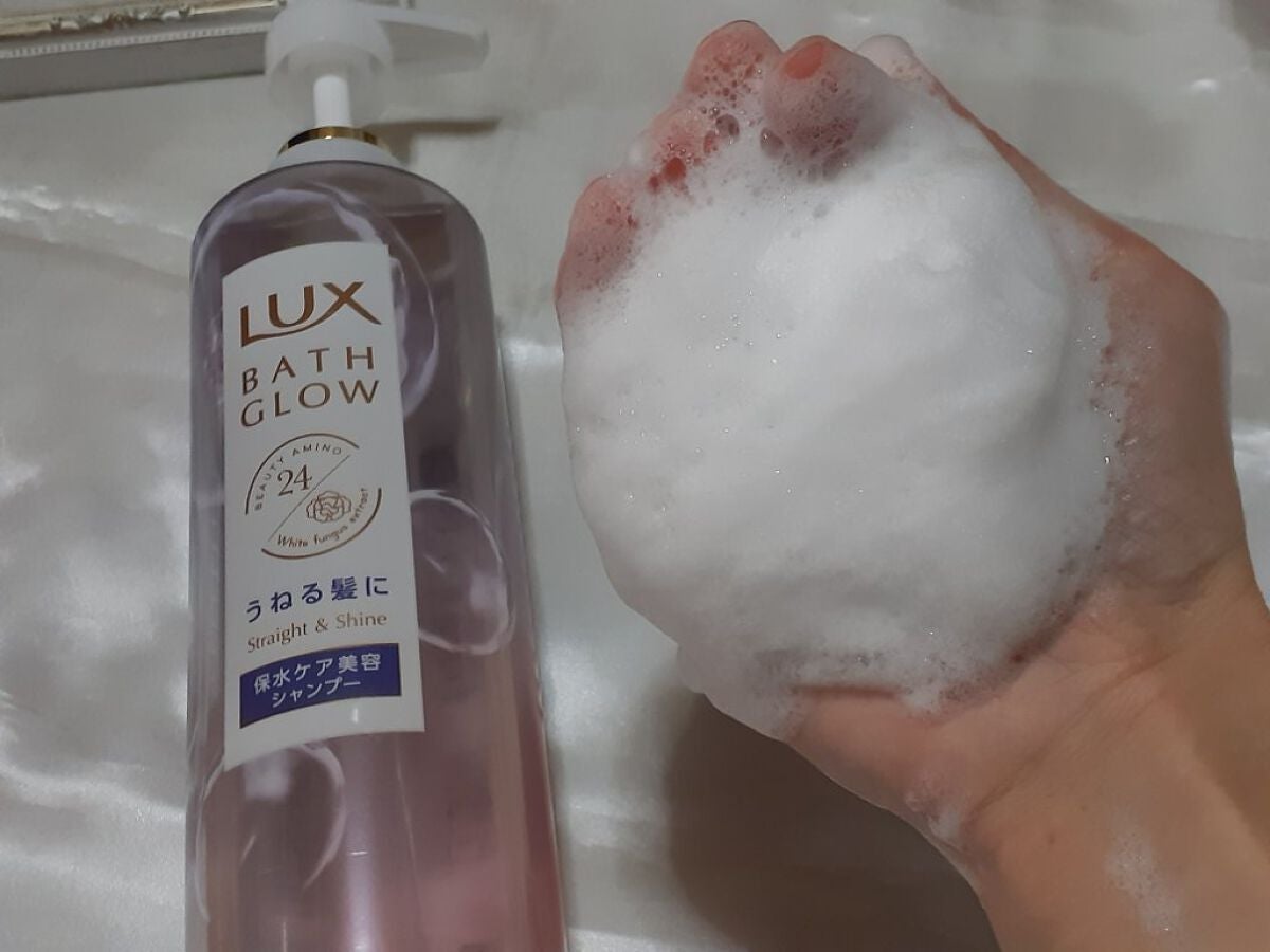 バスグロウ ストレート&シャイン シャンプー/トリートメント/LUX/市販シャンプーを使ったクチコミ(4枚目)