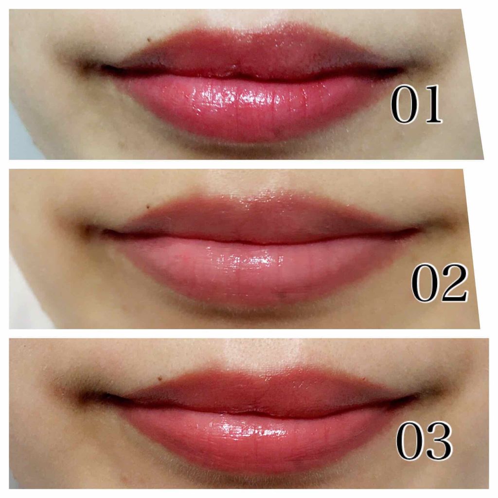 グレイズバームリップ/excel/口紅を使ったクチコミ(3枚目)