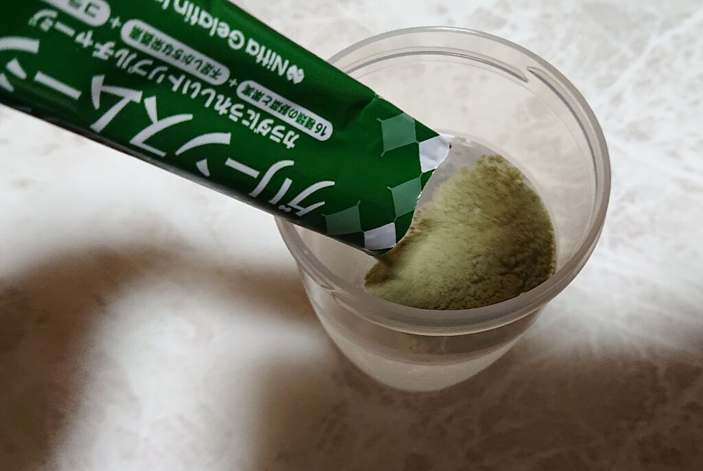 バランスコラーゲン グリーンスムージー/Nitta Biolab(ニッタバイオラボ)/健康サプリメントを使ったクチコミ（3枚目）