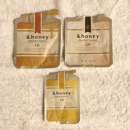ディープモイスト シャンプー1.0/ヘアトリートメント2.0/&honey/市販シャンプーを使ったクチコミ(2枚目)