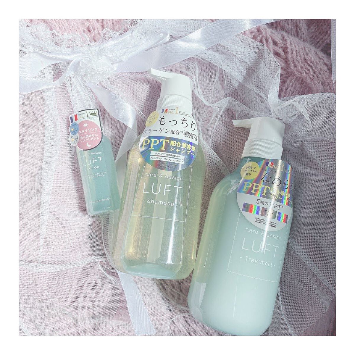 ケア＆デザイン シャンプー＆トリートメント/LUFT/市販シャンプーを使ったクチコミ（1枚目）