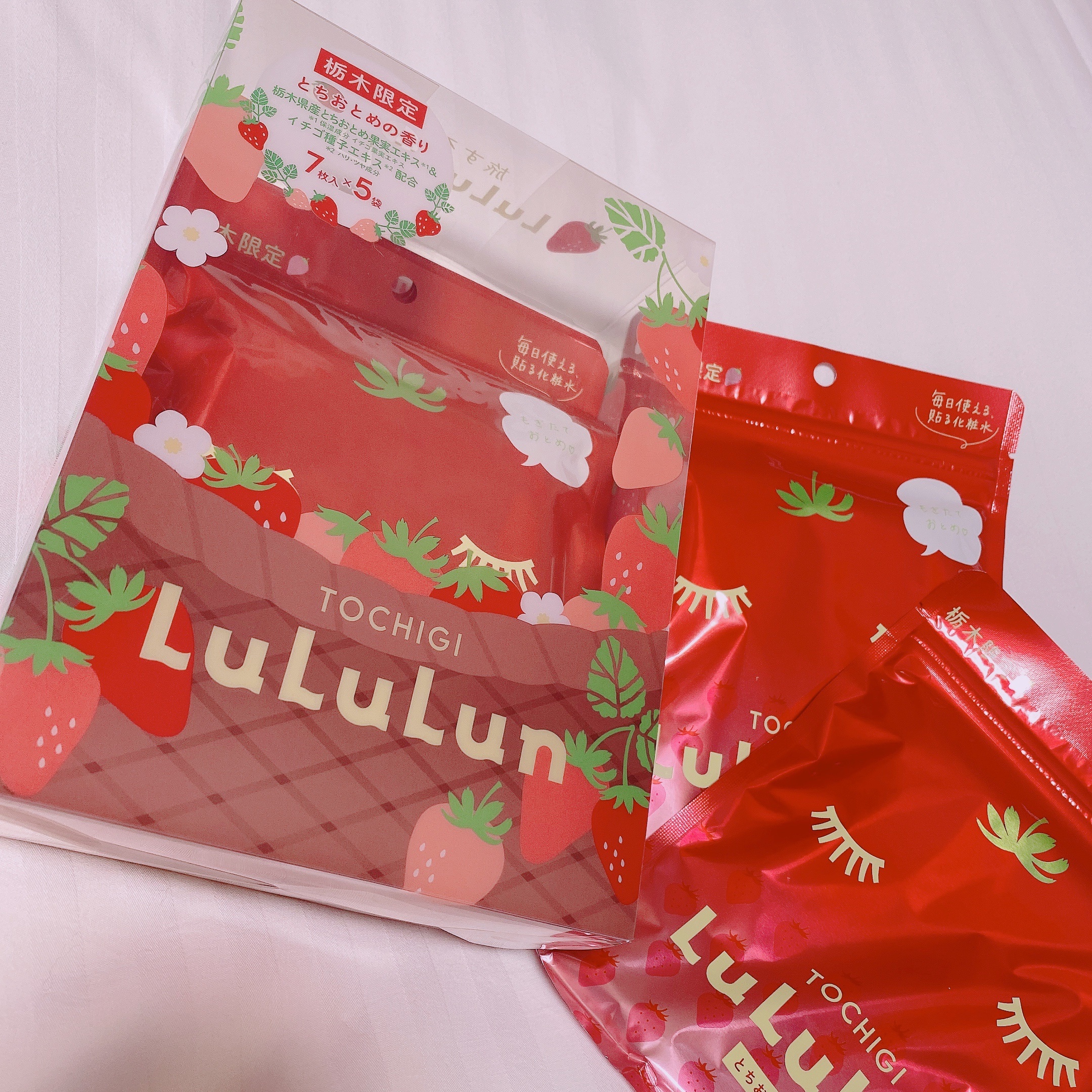 栃木ルルルン（とちおとめの香り）/ルルルン/シートマスク・パックを使ったクチコミ（2枚目）