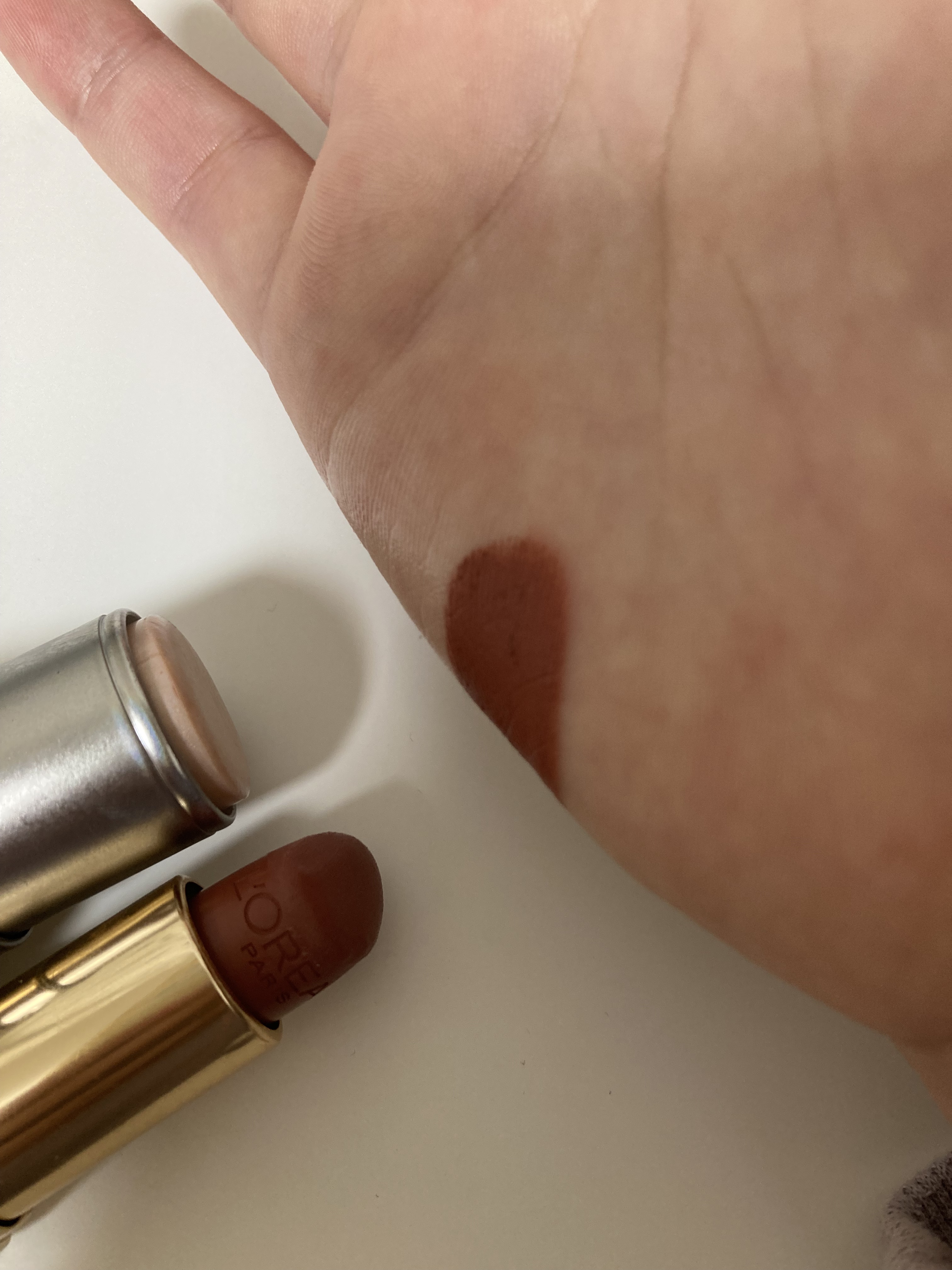 カラーリッシュモイストマットN 298 ブリックプラネタ/ロレアル パリ/口紅を使ったクチコミ（2枚目）