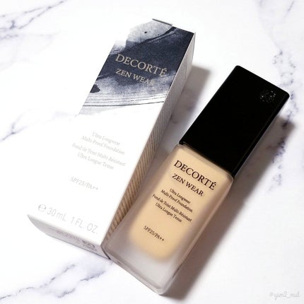 ゼン ウェア フルイド/DECORTÉ/リキッドファンデーションを使ったクチコミ(7枚目)