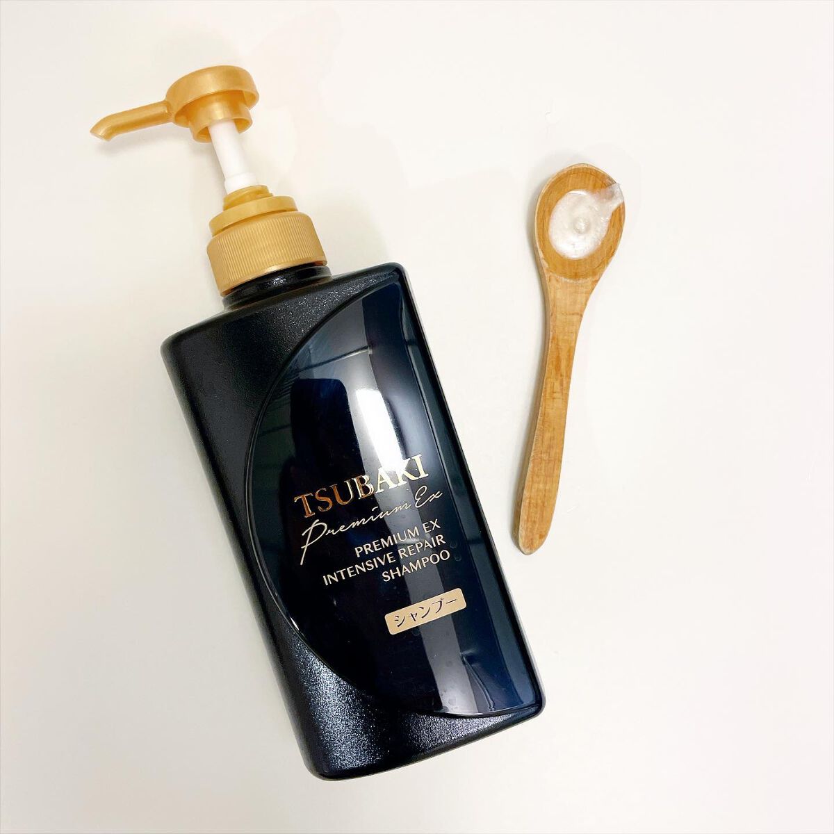 プレミアムＥＸ インテンシブリペア ＜シャンプー＞／コンディショナー＜ヘアトリートメント＞  シャンプー 490ml/TSUBAKI/市販シャンプーを使ったクチコミ（2枚目）