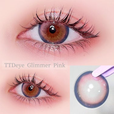 Glimmer Pink/TTDeye/カラーコンタクトレンズを使ったクチコミ（1枚目）