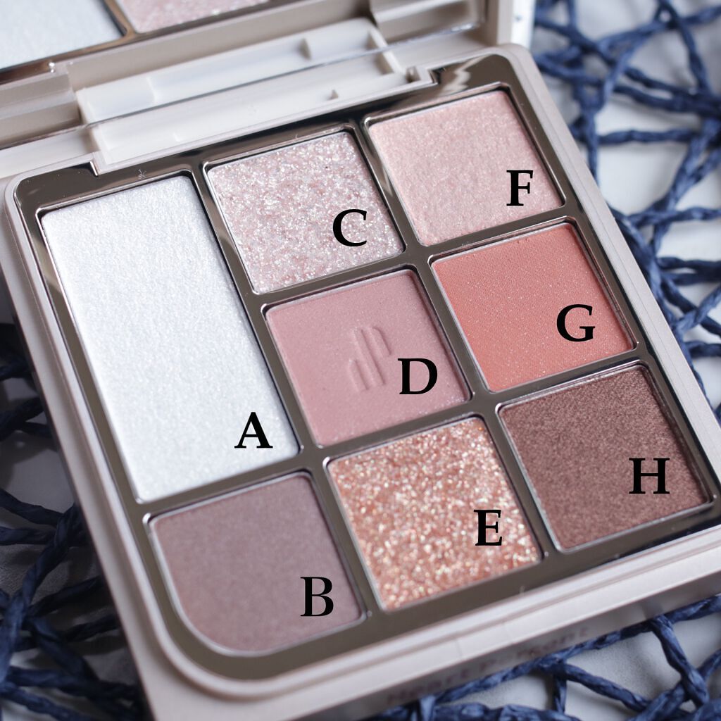 ドットオンムードアイパレット/Heart Percent/アイシャドウパレットを使ったクチコミ（2枚目）