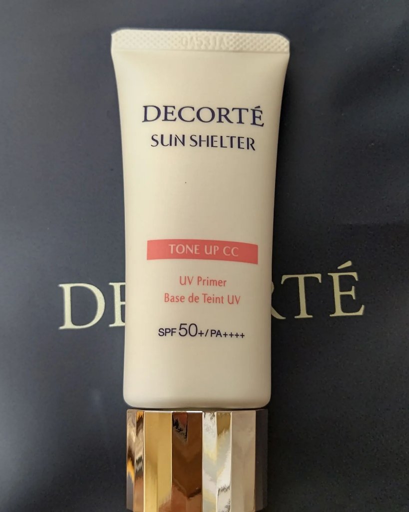 サンシェルター トーンアップCC 02/DECORTÉ/CCクリームを使ったクチコミ（2枚目）