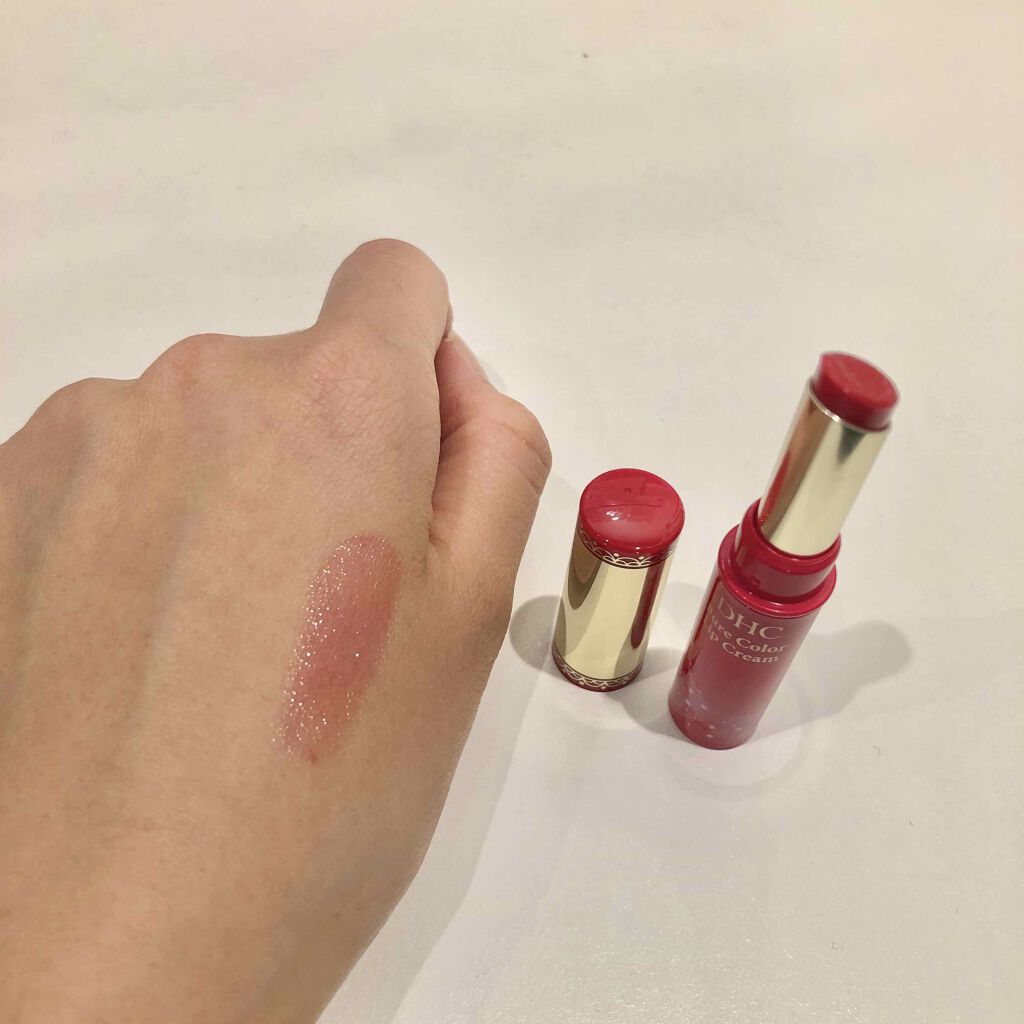 ピュアカラー リップクリーム RS102/DHC/リップクリームを使ったクチコミ（1枚目）