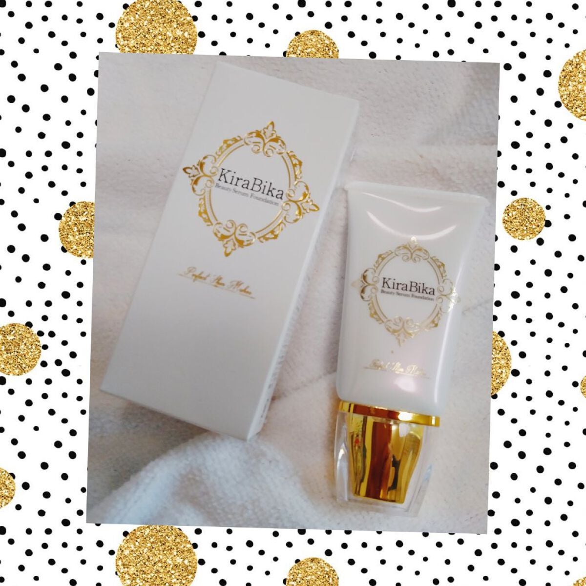 きらびか ビューティーセラムファンデーション/KiraBika/リキッドファンデーションを使ったクチコミ(1枚目)