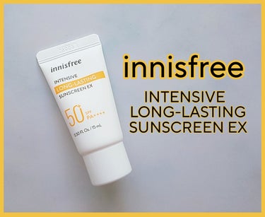 インテンシブ　ロングラスティング　サンスクリーン　EX SPF50+ / PA++++/innisfree/日焼け止め・UVケアを使ったクチコミ（1枚目）