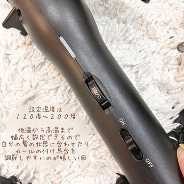 スタイリッシュ カーリングアイロン 38mm MHI-3849-K/mod's hair/カールアイロンを使ったクチコミ（2枚目）