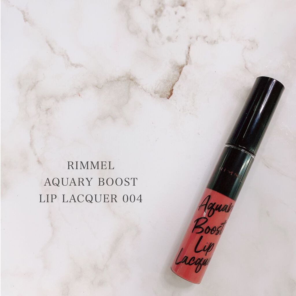 アクアリィ ブースト リップラッカー/リンメル ロンドン/リップグロスを使ったクチコミ(2枚目)