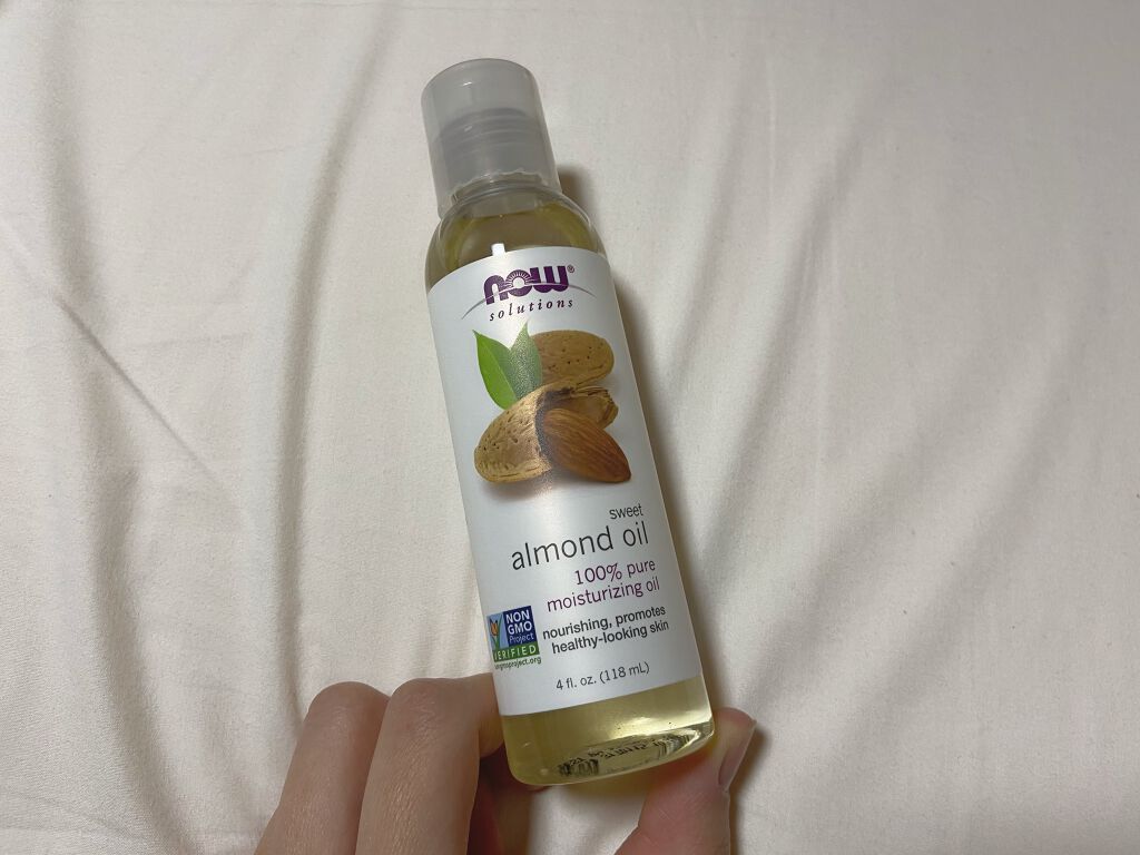 Sweet Almond Oil/Now Foods/フェイスオイルを使ったクチコミ(1枚目)