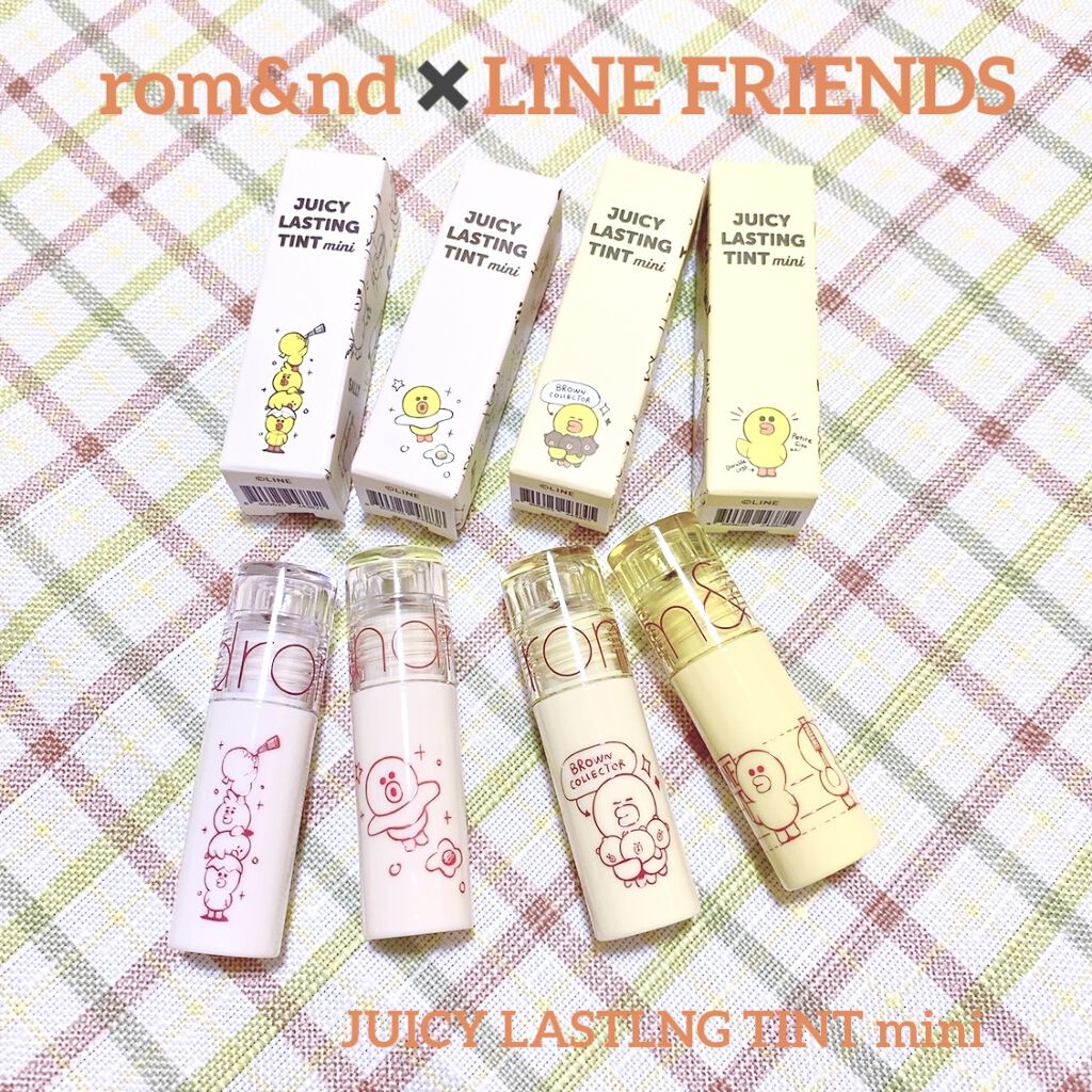 ジューシーラスティングティント/rom&nd/リップティントを使ったクチコミ（1枚目）