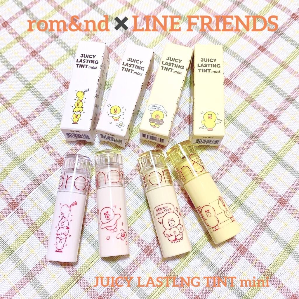 ジューシーラスティングティント/rom&nd/リップティントを使ったクチコミ(1枚目)