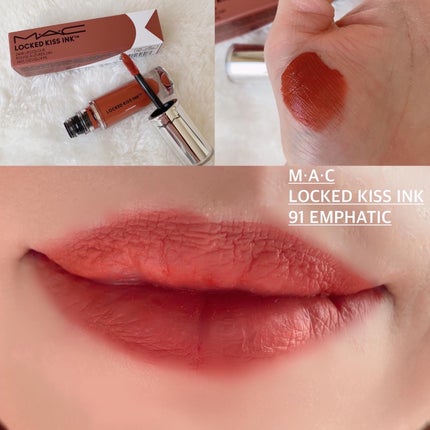 M·A·C ロックド キス インク リップカラー マル イット オーバー & オーバー(ダーティ ピーチ)/M・A・C/口紅の画像