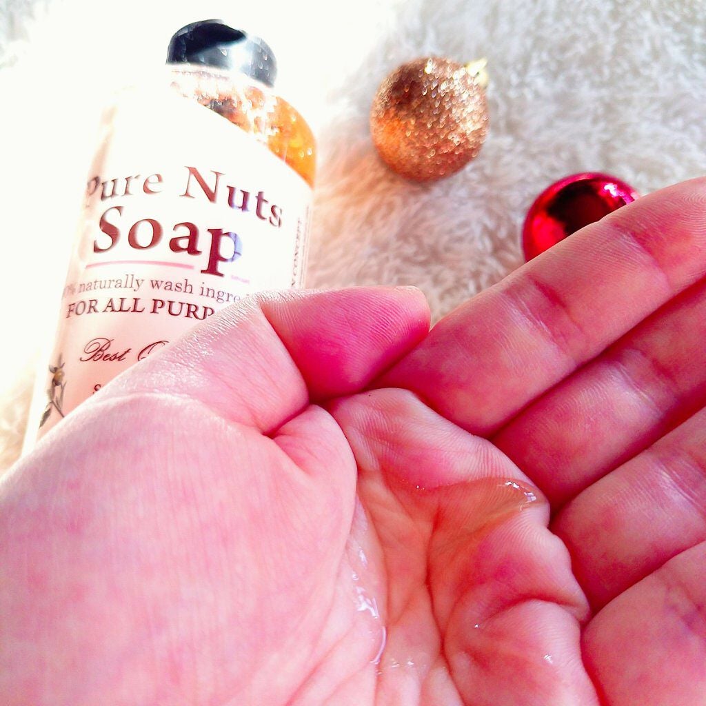 ピュアナッツソープ ホワイトローズの香り/ナチュラセラ/洗顔フォームを使ったクチコミ(3枚目)