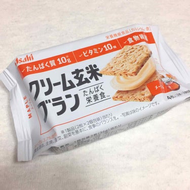 バランスアップ クリーム玄米ブラン メープル/アサヒフードアンドヘルスケア/食品を使ったクチコミ（1枚目）