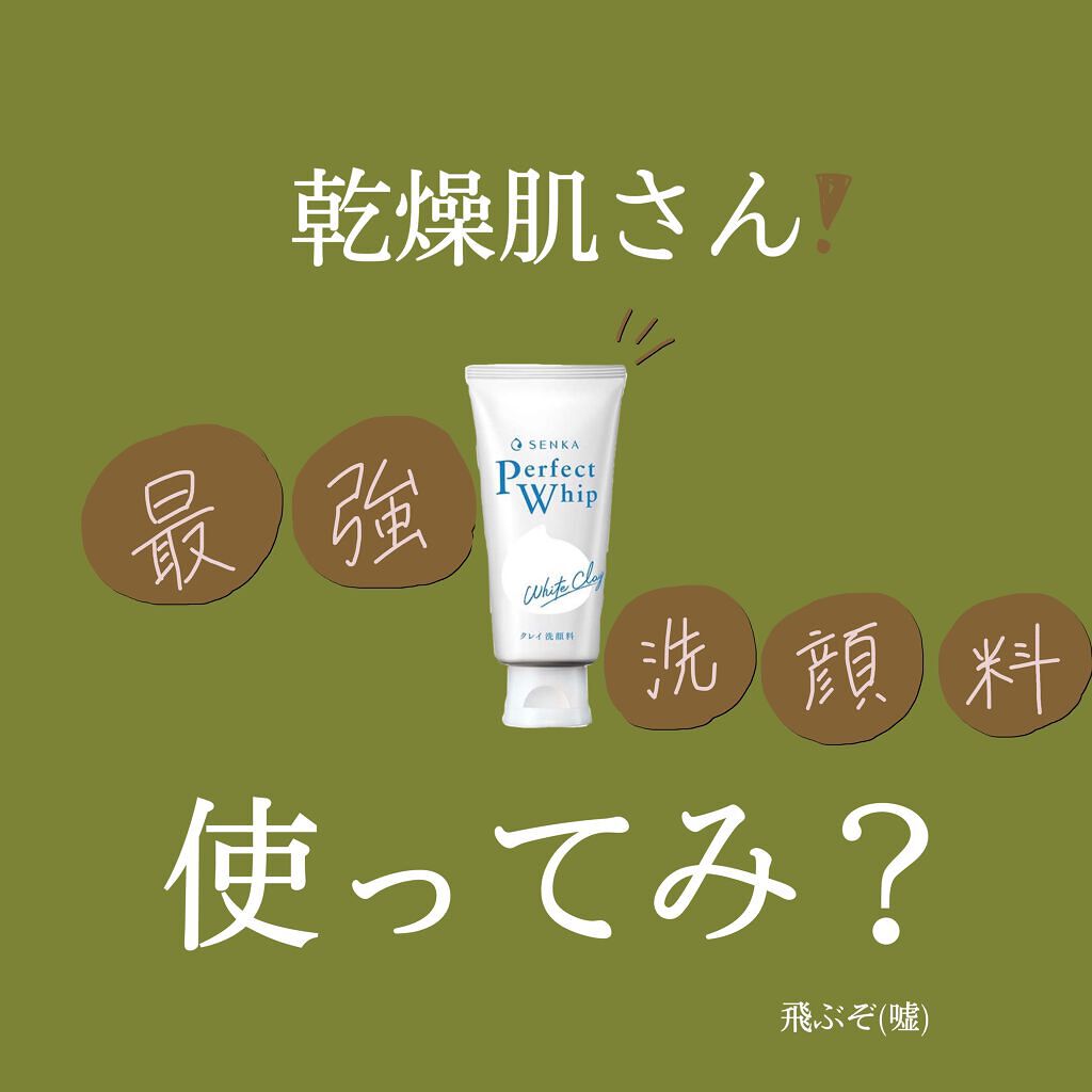 パーフェクトホワイトクレイ/SENKA(専科)/洗顔フォームを使ったクチコミ(1枚目)