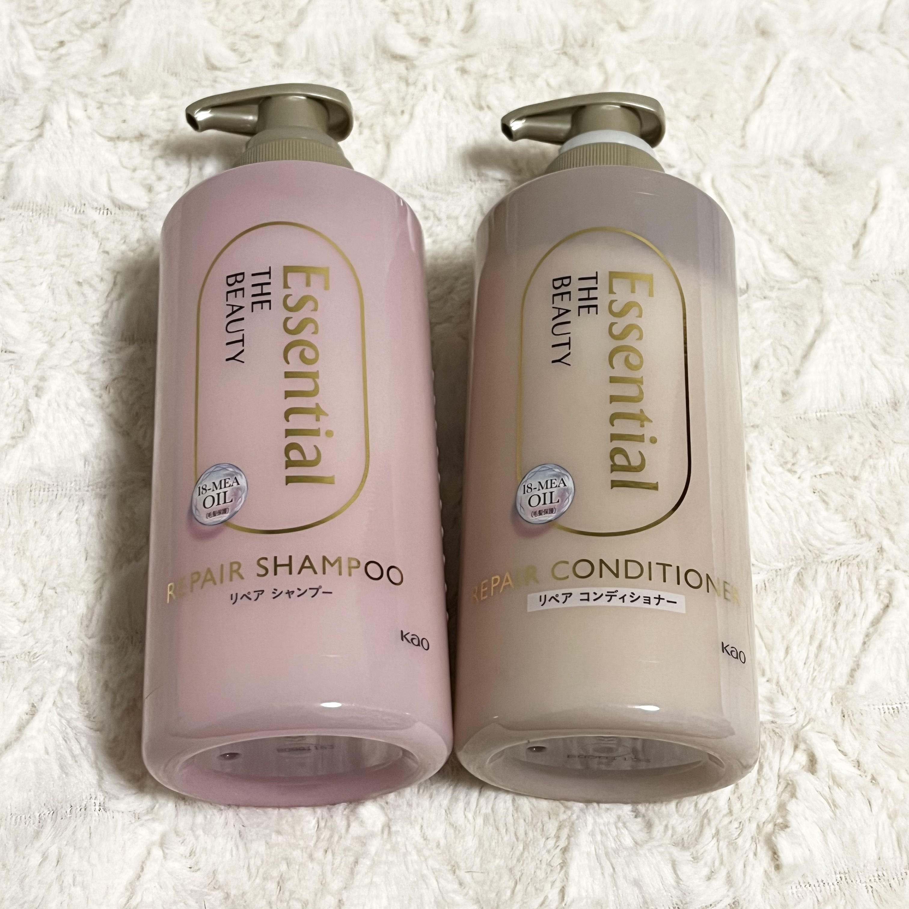 ザビューティ リペアシャンプー・コンディショナー/エッセンシャル/市販シャンプーを使ったクチコミ（1枚目）