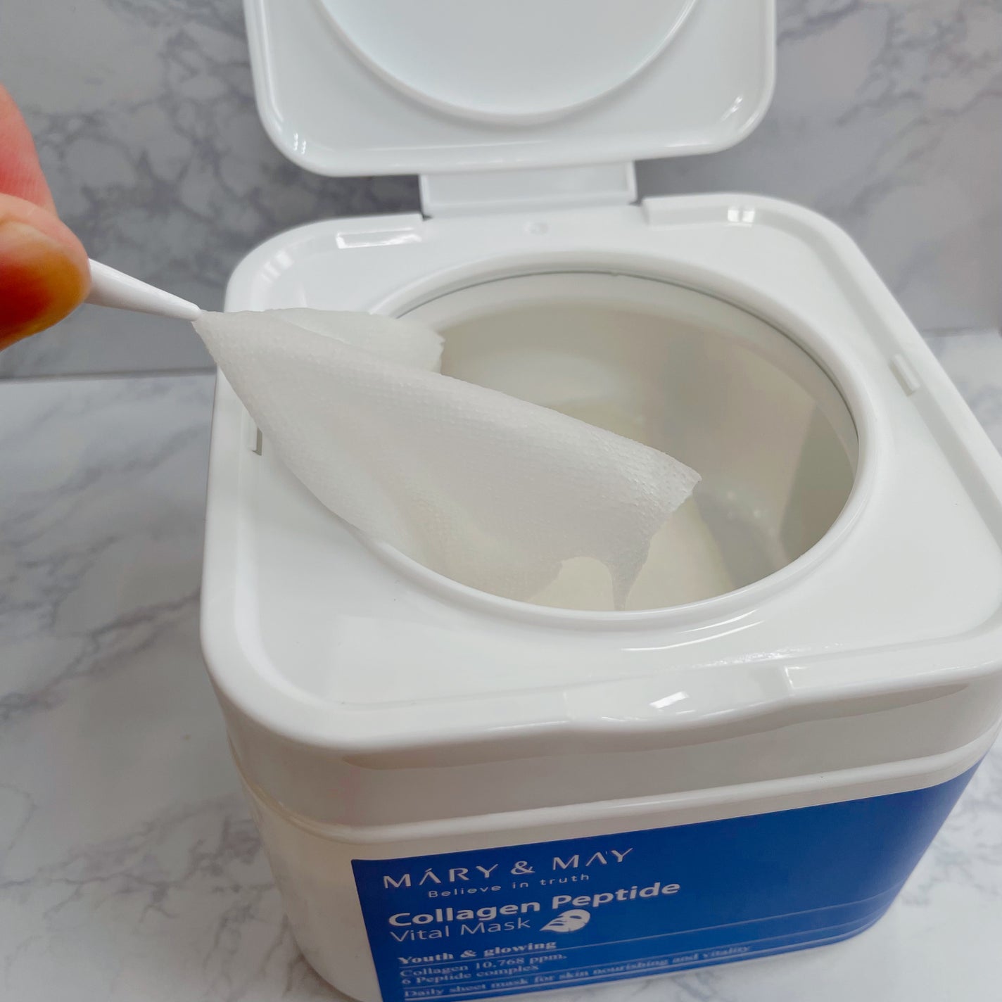ローズヒアルロニックハイドラウォッシュオフパック/MARY&MAY/洗い流すパック・マスクを使ったクチコミ(8枚目)